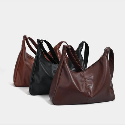 Judith - Vegan Leather Shoulder Hobo Bag