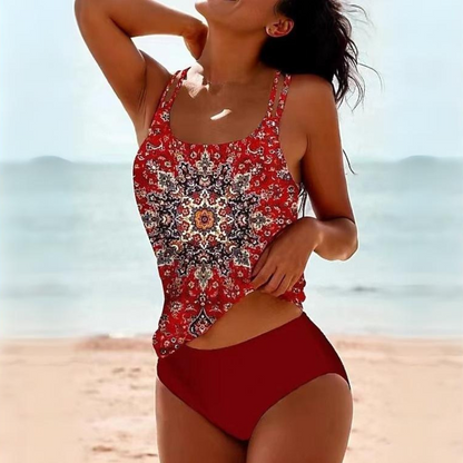 Wendy - Scoop Neck Tankini Set VIP