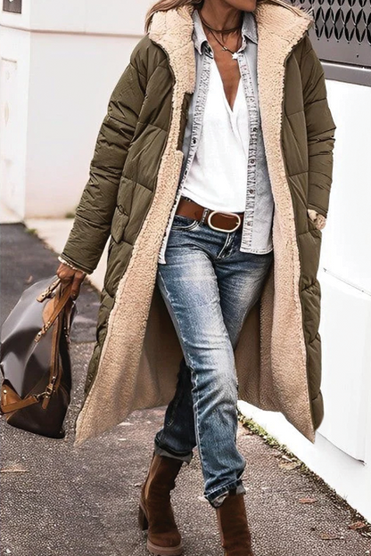 Paula - Reversible Long Padded Coat