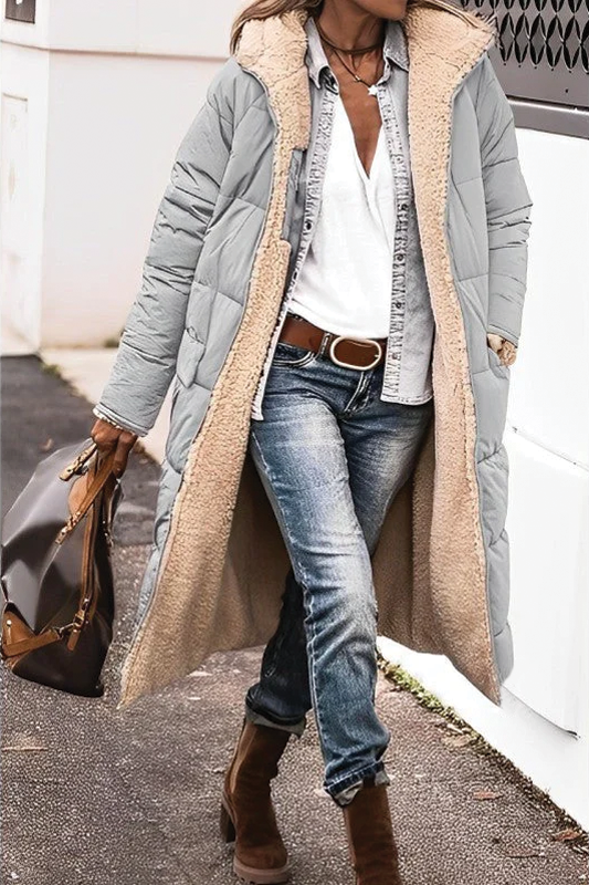 Paula - Reversible Long Padded Coat