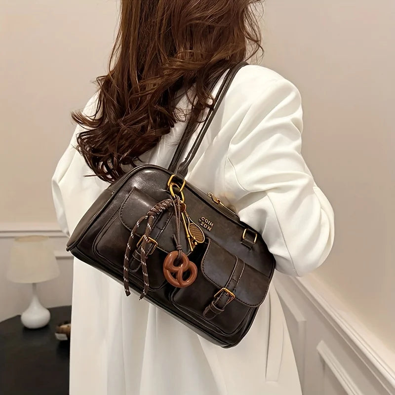 Katherine - Vegan Leather Shoulder Bag
