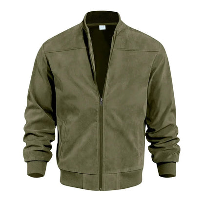 Noah - Suede Bomber Jacket