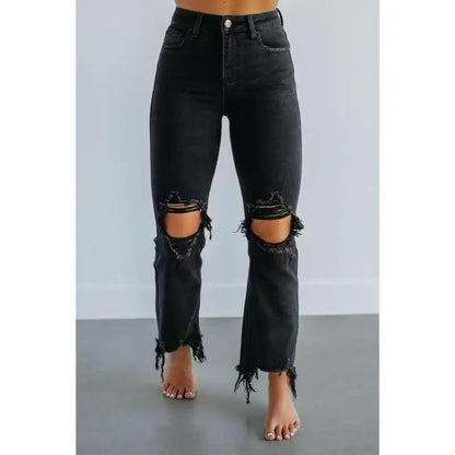 Hannah - Ripped Skinny Jeans
