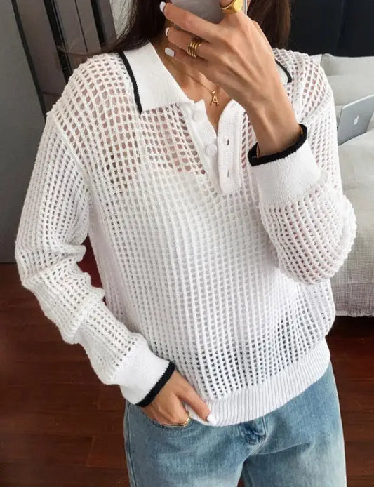 Paisley - Hollow Out Blouse
