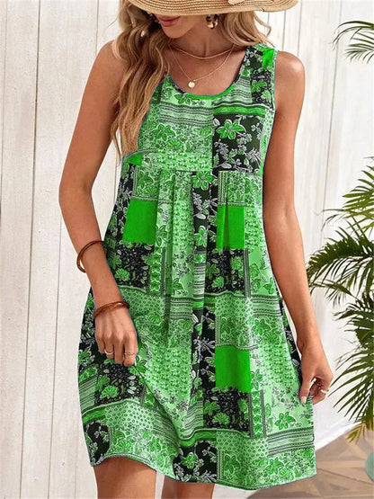 Gail - Sleeveless A-Line Dress