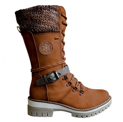 Sara - Lace-Up Winter Boots