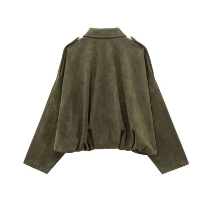 Luna - Faux Suede Jacket