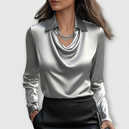 Scarlett - Satin Blouse