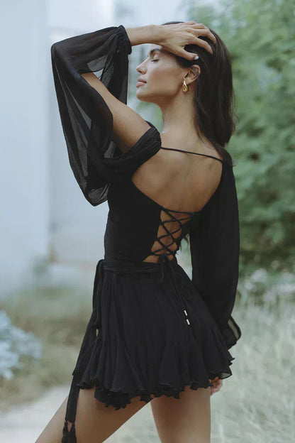 Stella - Wrap Mini Dress