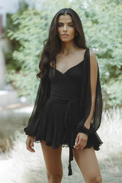Stella - Wrap Mini Dress