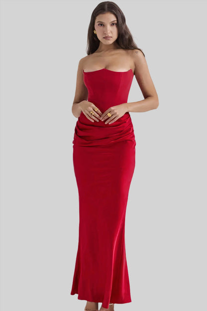 Isla - Off-Shoulder Maxi Dress