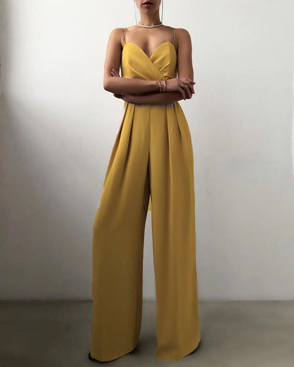 Livia - Strappy Wide-Leg Jumpsuit