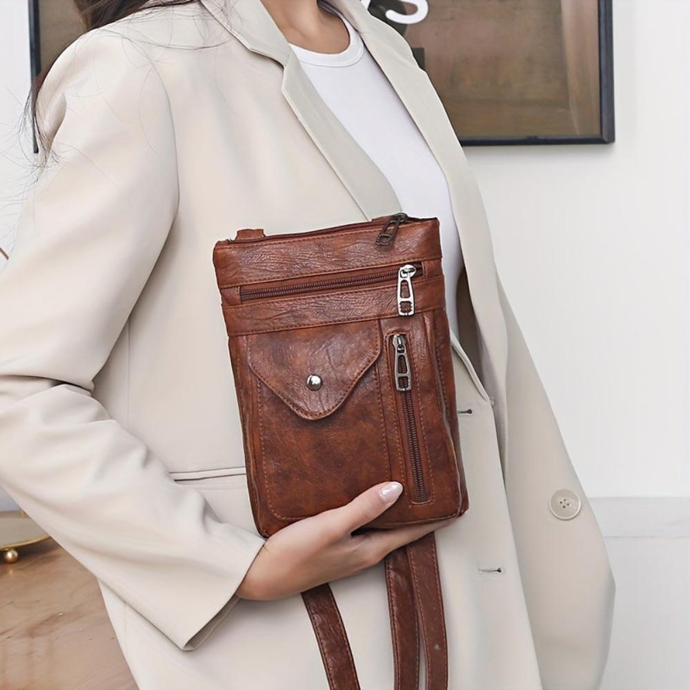 Rebecca - Vegan Leather Crossbody Shoulder Bag