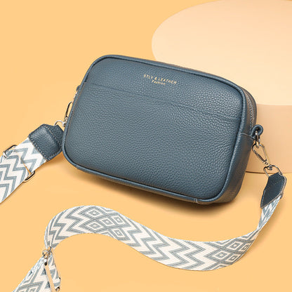 Stella - Pebbled Leather Crossbody Bag
