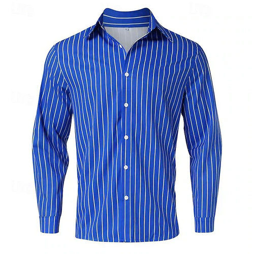 Luke - Striped Button-Up Shirt