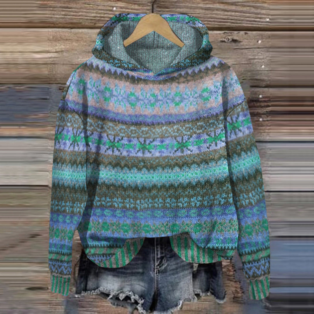 Judy – Printed Casual Hoodie