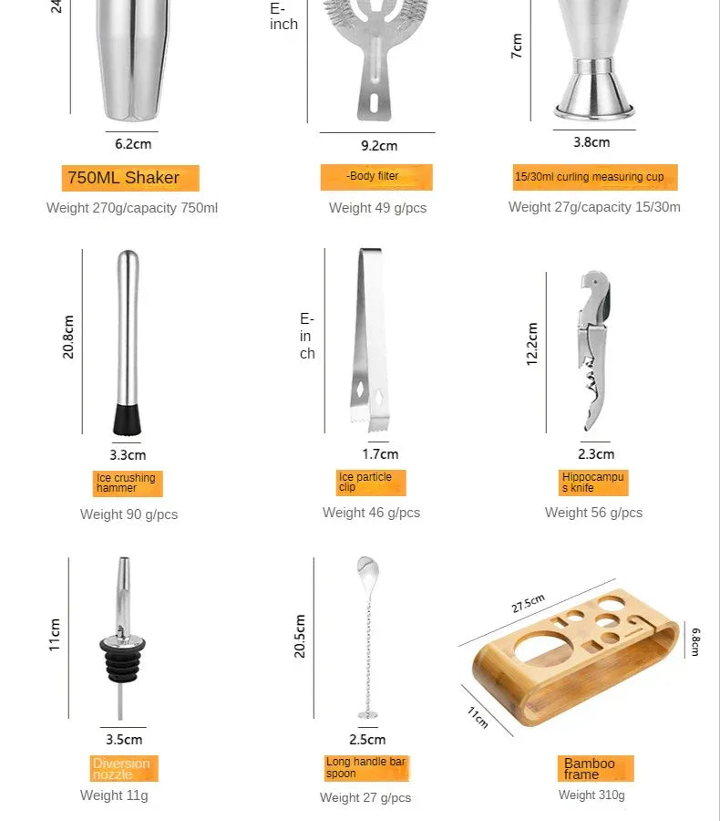 Alexander - Complete Cocktail Shaker Set
