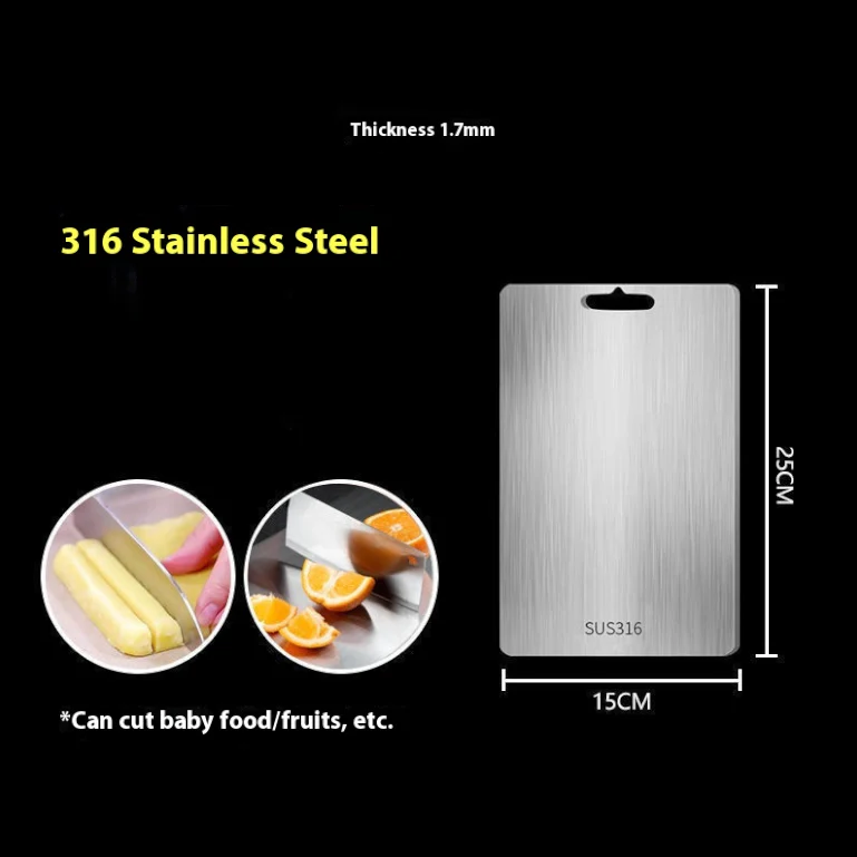 Ethan -  Stainless Cutting Board