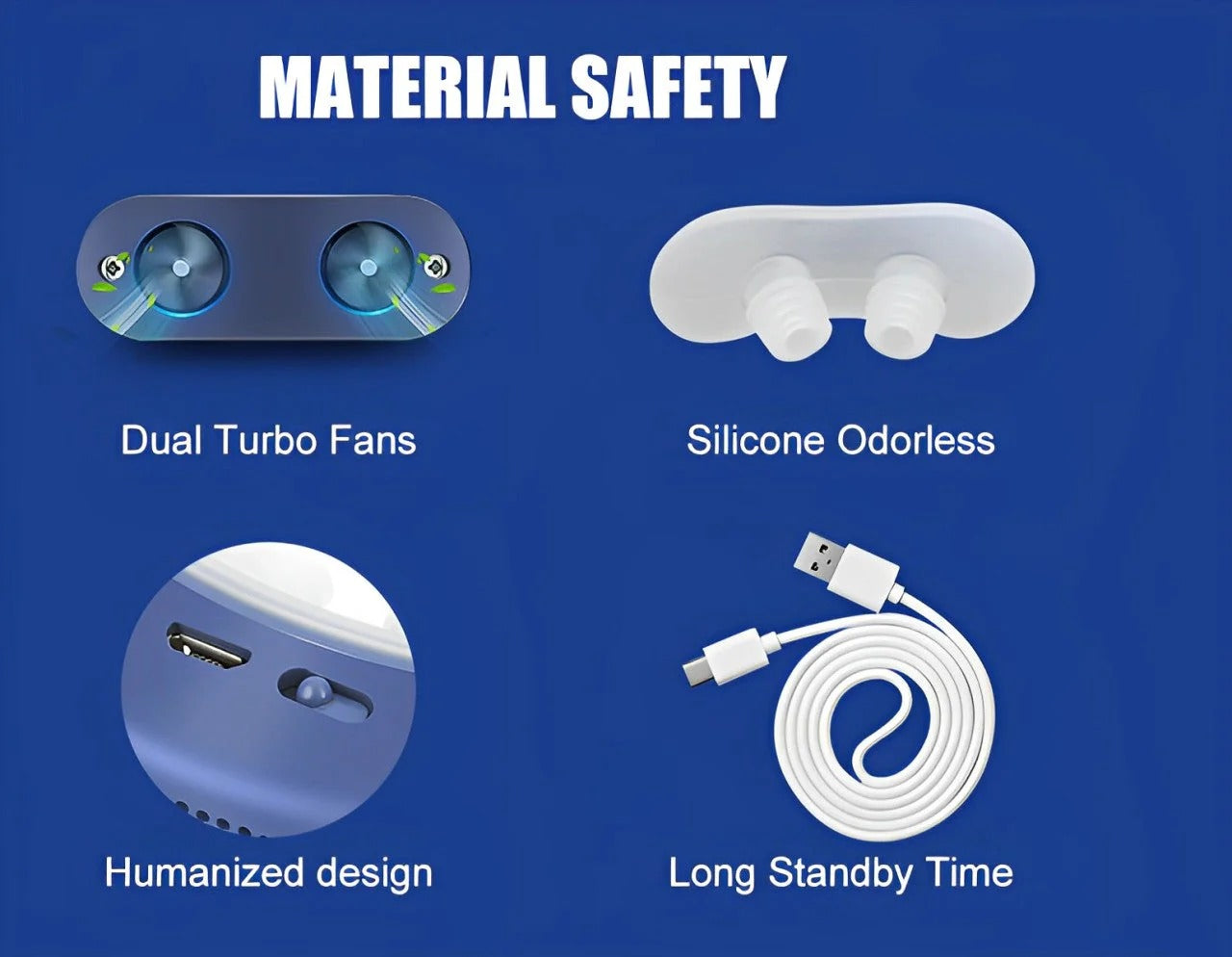 Maskless Micro CPAP Device