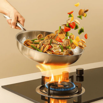 Premium Uncoated Titanium Pan