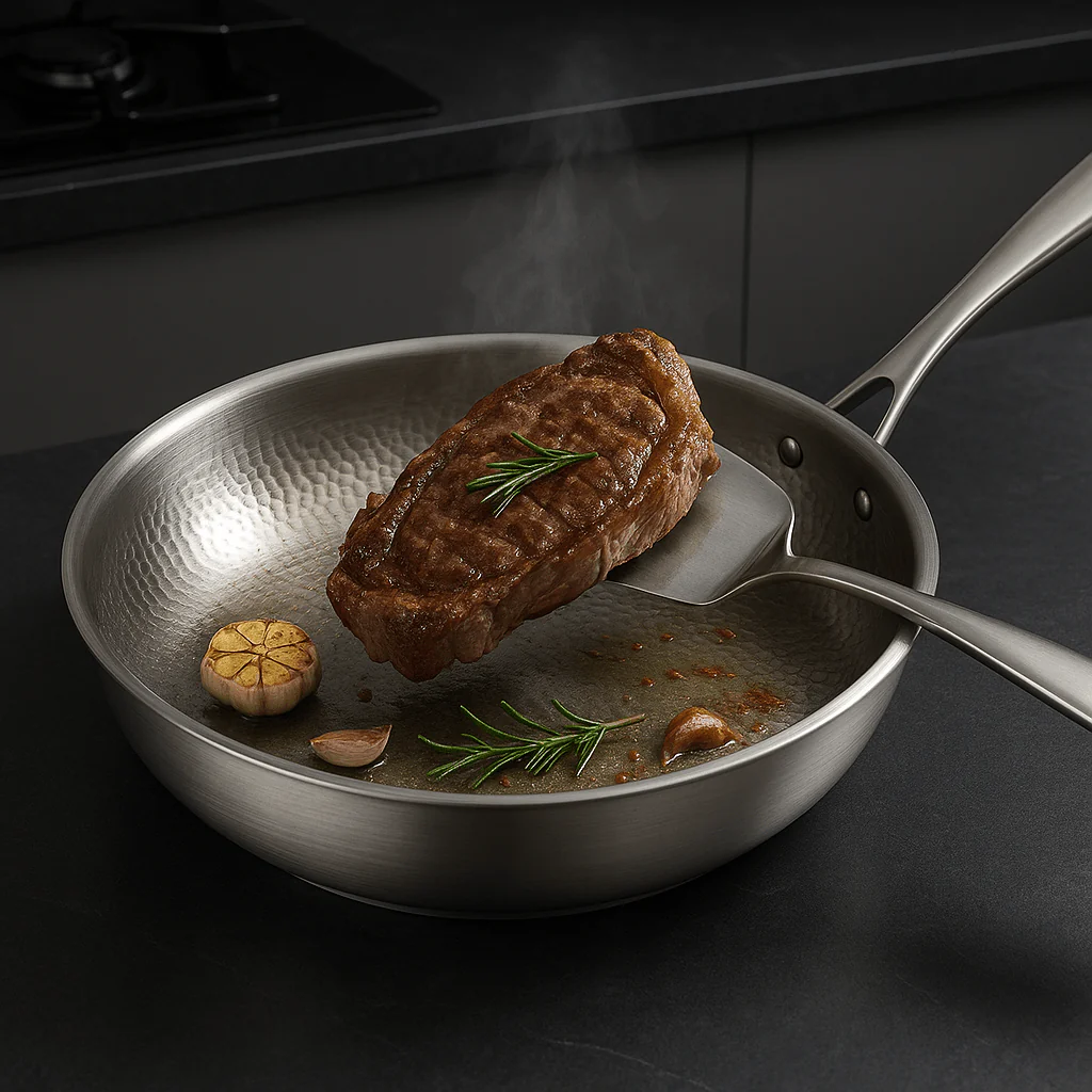 Premium Uncoated Titanium Pan