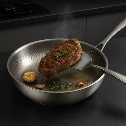 Premium Uncoated Titanium Pan