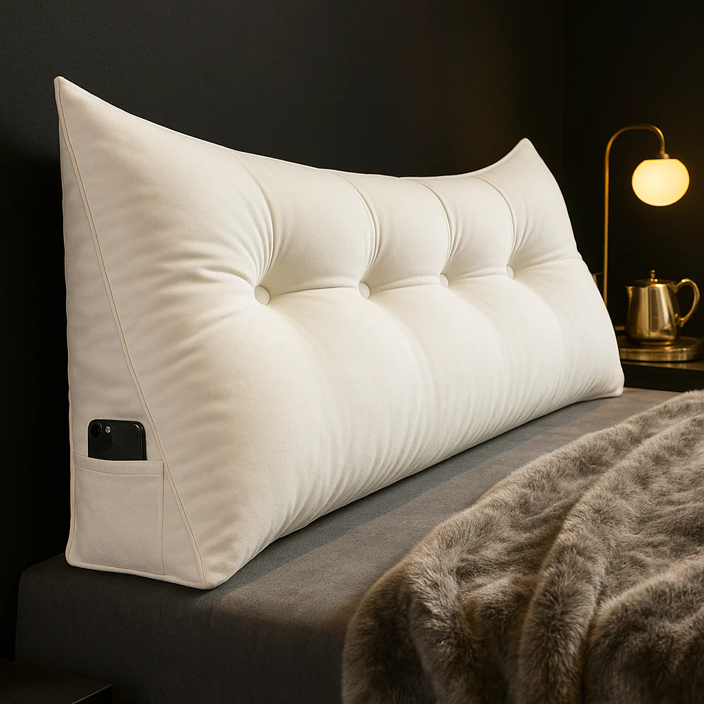 Ethan - Luxury Wedge Headboard Pillow