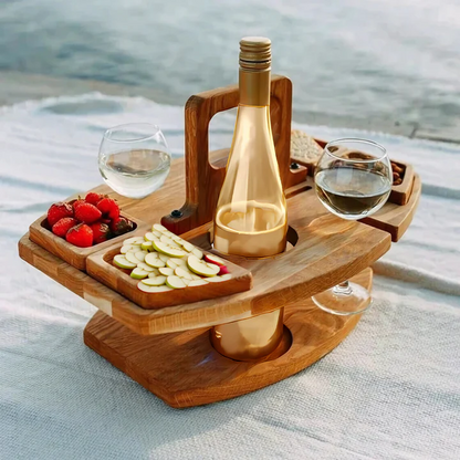 Lucas - Wine Picnic Table