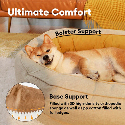 Eman - Orthopedic Donut Dog Bed