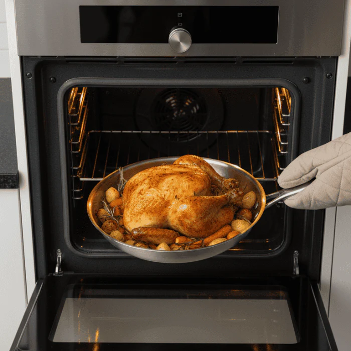 Premium Uncoated Titanium Pan