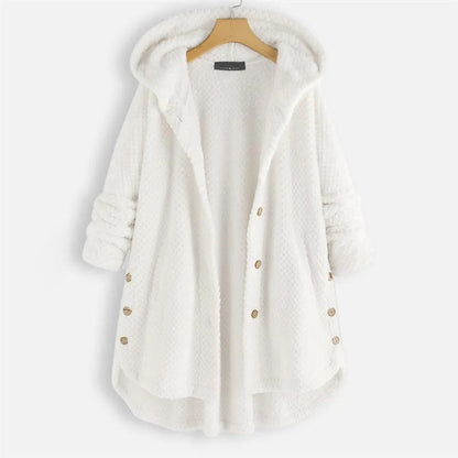 Daniela - Oversized Hooded Fleece Cardigan