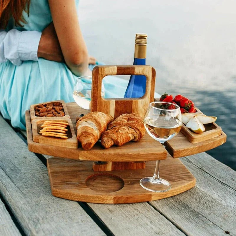 Lucas - Wine Picnic Table