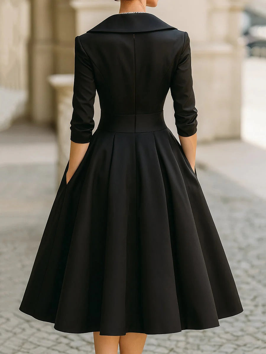 Evelyn - Vintage Flare Evening Gown