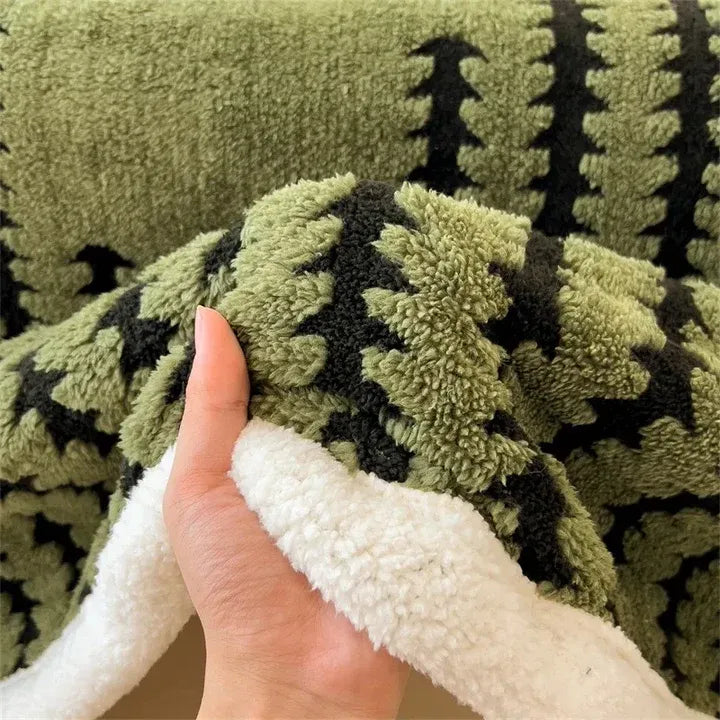 Alison - Contemporary Plush Sherpa Blanket