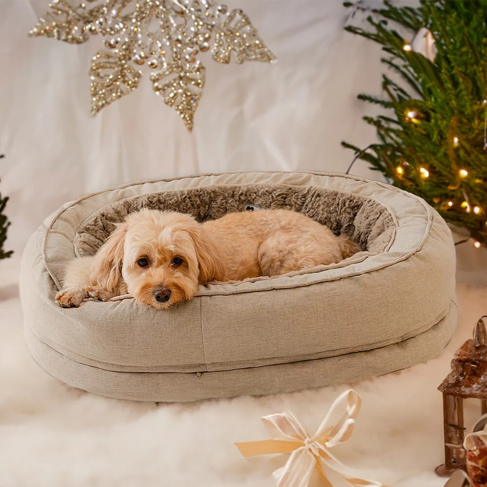 Eman - Orthopedic Donut Dog Bed