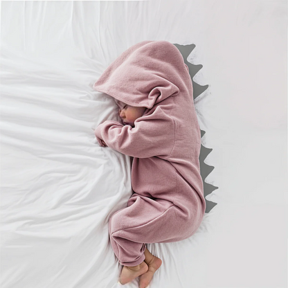 Benjamin - Dinosaur Hooded Baby Onesie