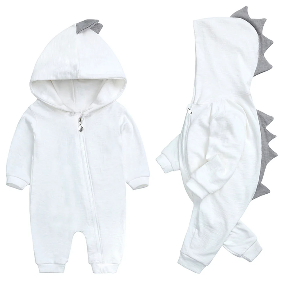 Benjamin - Dinosaur Hooded Baby Onesie