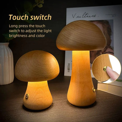 Oliver - Mini Mushroom LED Lamp