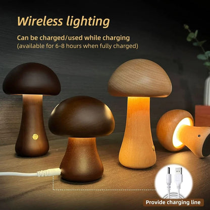 Oliver - Mini Mushroom LED Lamp