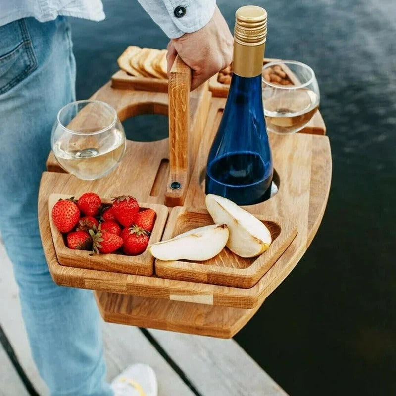 Lucas - Wine Picnic Table