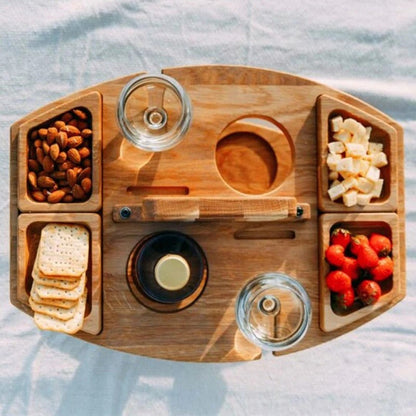 Lucas - Wine Picnic Table