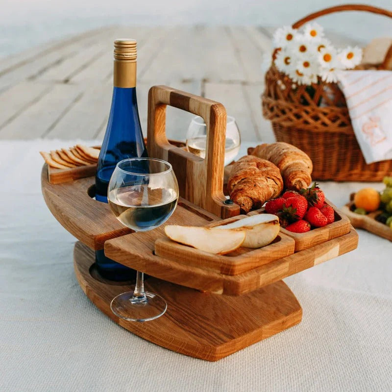 Lucas - Wine Picnic Table