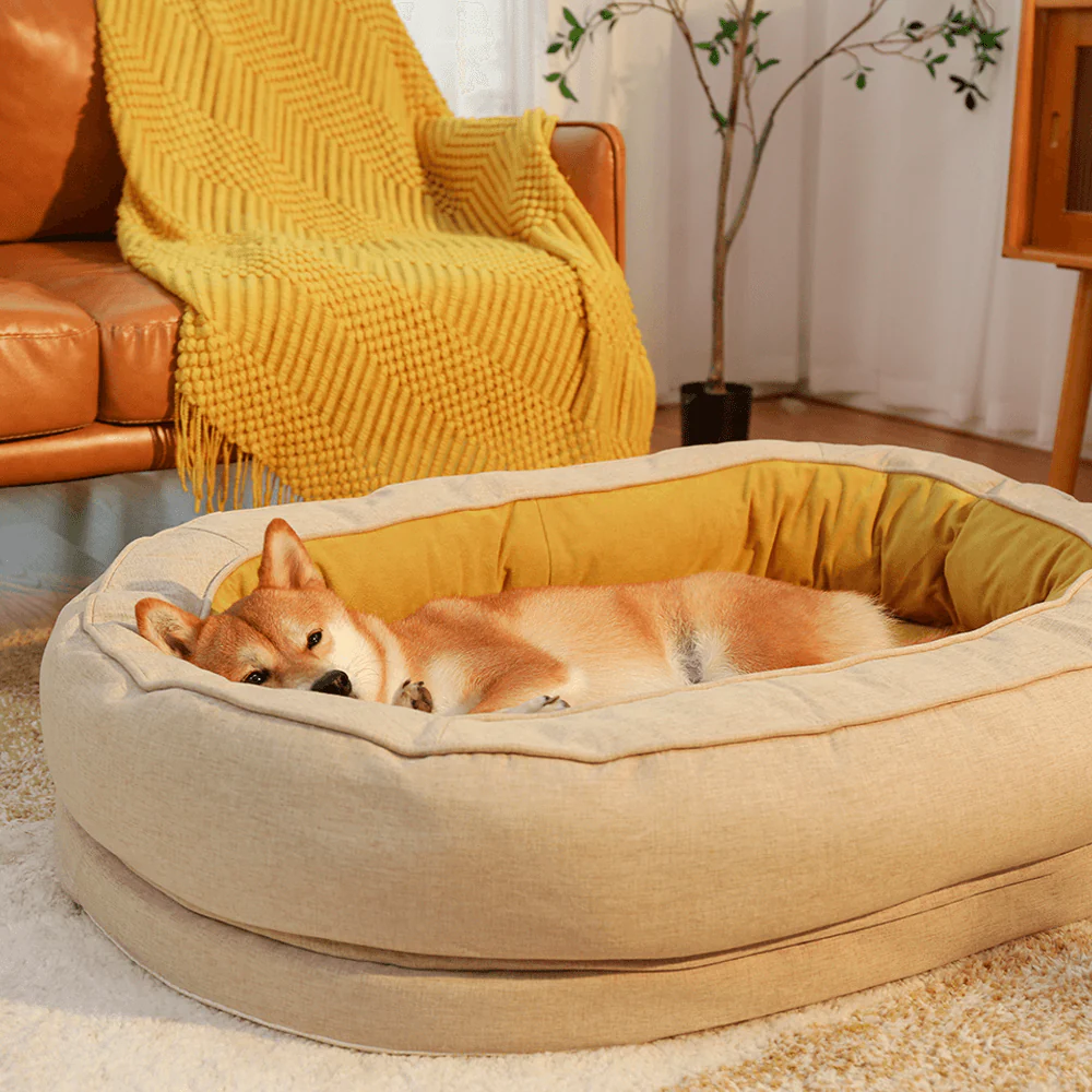 Eman - Orthopedic Donut Dog Bed