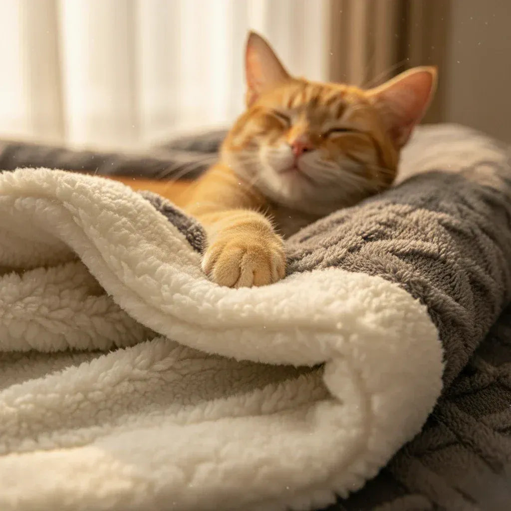 Martha - Diamond Textured Sherpa Blanket