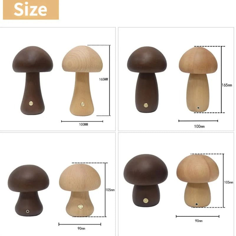 Oliver - Mini Mushroom LED Lamp