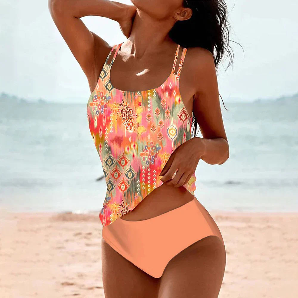 Wendy - Scoop Neck Tankini Set VIP