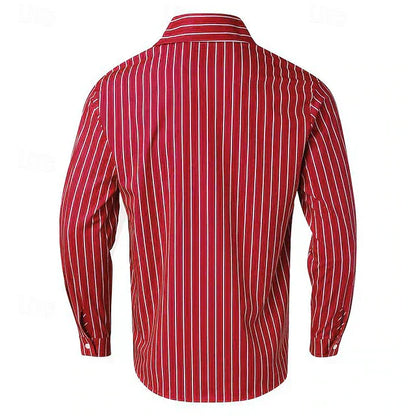Luke - Striped Button-Up Shirt