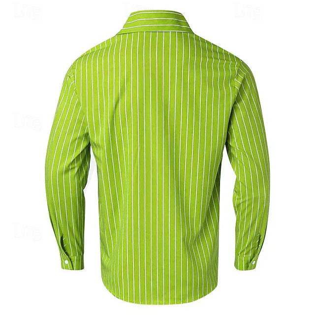 Luke - Striped Button-Up Shirt